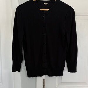 J Crew Crew Black Women's Cardigan Sweater